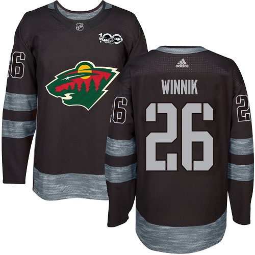 Adidas Wild #26 Daniel Winnik Black 1917-100th Anniversary Stitched NHL Jersey